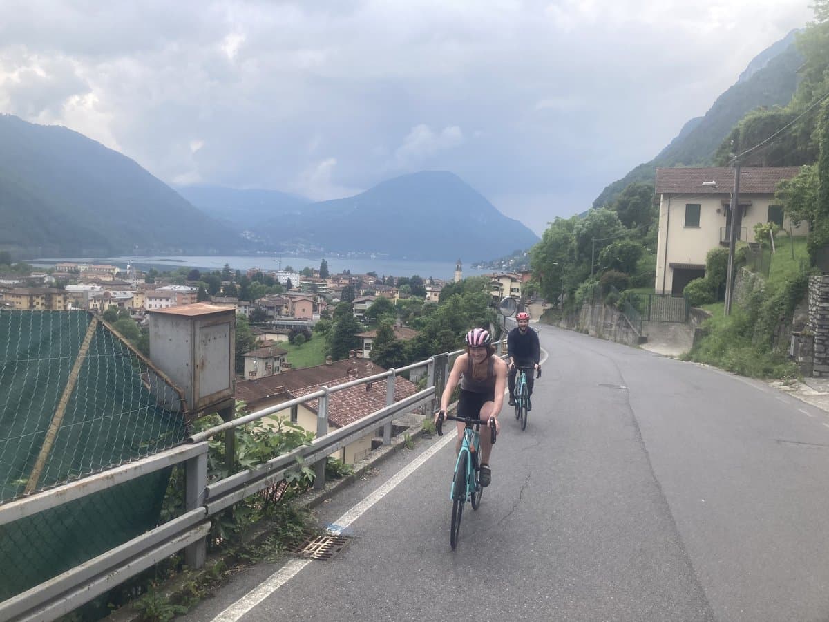 Scenic Lakes Loop - view of lake como - Bike It! Bellagio