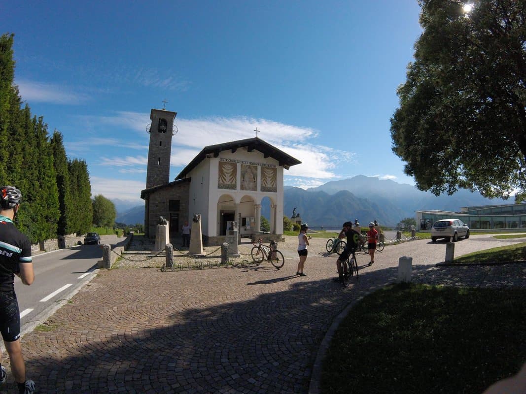 Madonna del Ghisallo Climb - view of lake como - Bike It! Bellagio