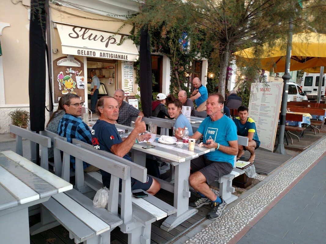 Cyclists on the road - Gelato Ride Cyclists on the road - Gelato Ride